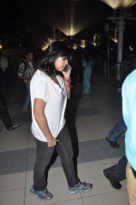 Ekta Kapoor snapped at the airport as they return after New year in Mumbai on 1st Jan 2014